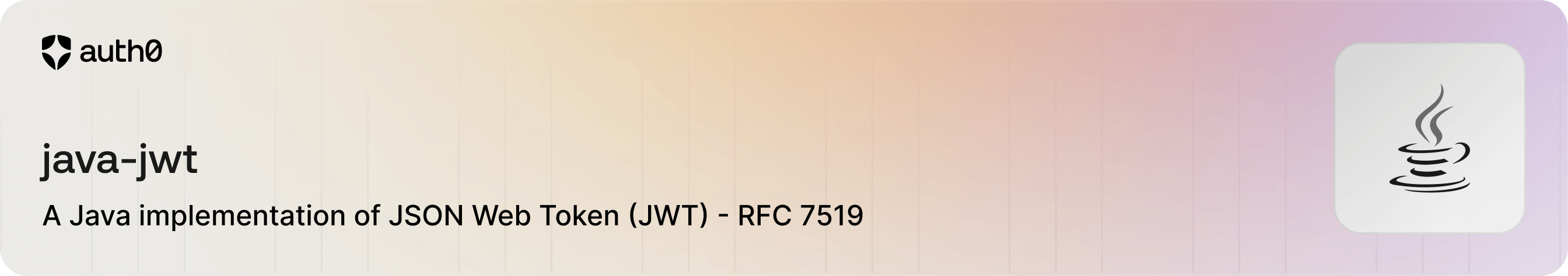 A Java implementation of JSON Web Token (JWT) - RFC 7519.