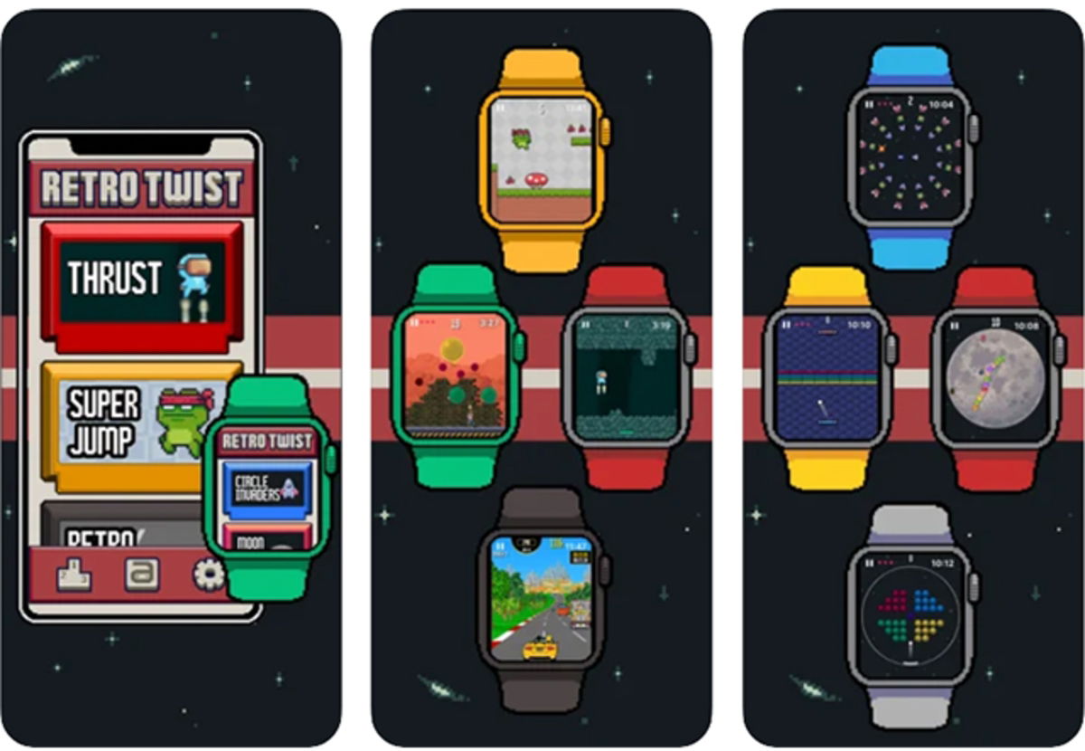 Retro Twist Watch Games: títulos de la vieja escuela