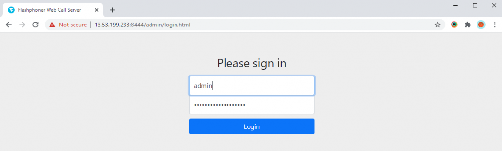 tetsting-WCS-login-Web-Call-Server-Amazon-EC2-Support_WCS_Amazon_AWS_Marketplace