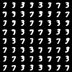 results from sampling VAE latent space