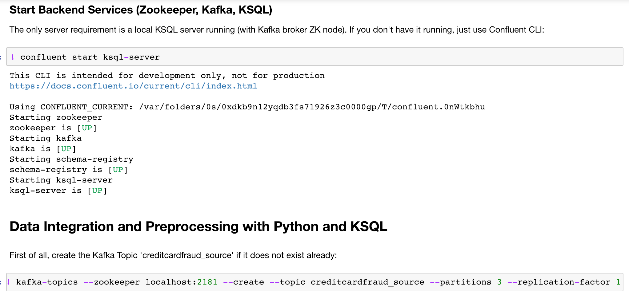 Apache Kafka Administration in Jupyter Notebook