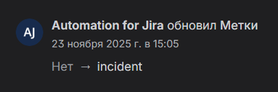 Результат работы триггера Результат работы триггера