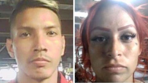 side-by-side headshots of two people wounded in a shooting by Customs and Border Patrol agents