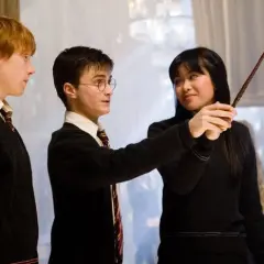 Rupert Grint, Daniel Radcliffe y Katie Leung