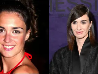 Paz Vega en 2001 y en un evento de 2025