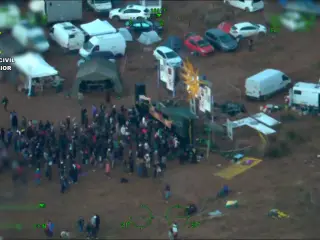 Imagen de la rave de Albacete.