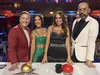 Carlos Latre, Lorena Castell, Paula Echevarría y Risto Mejide.