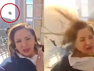 Secuencia del ataque a una política hondureña.