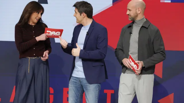 Marta Flich, Jesús Cintora y Gonzalo Miró, en DAG.