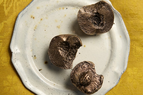 JW Anderson Luca Guadagnino peach paperweights