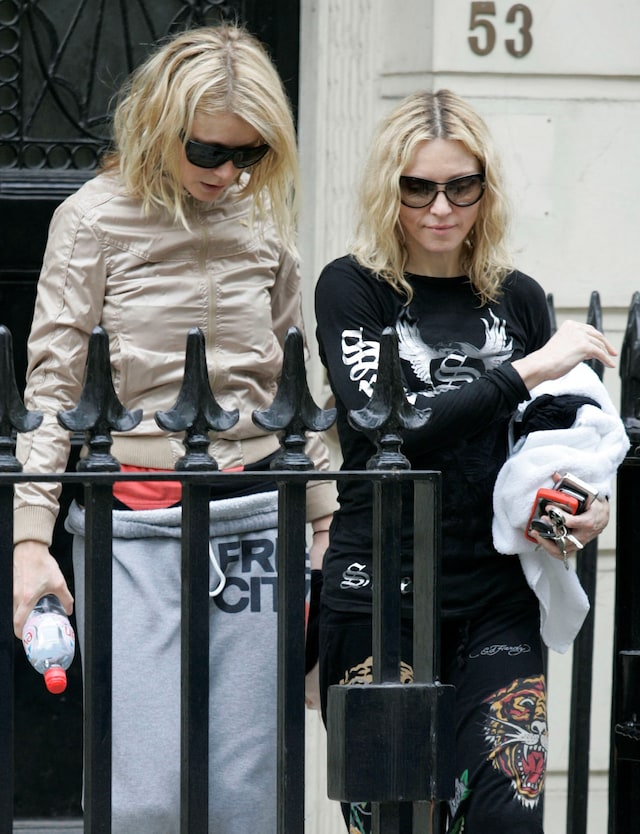 Celebrities going to the gym