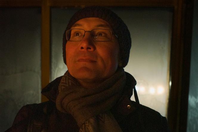 Andreï Borodine, fondateur du Corps des volontaires du Baïkal, association de défense du lac Baïkal, à Oulan-Oudé (Russie), le 9 janvier 2026. - 